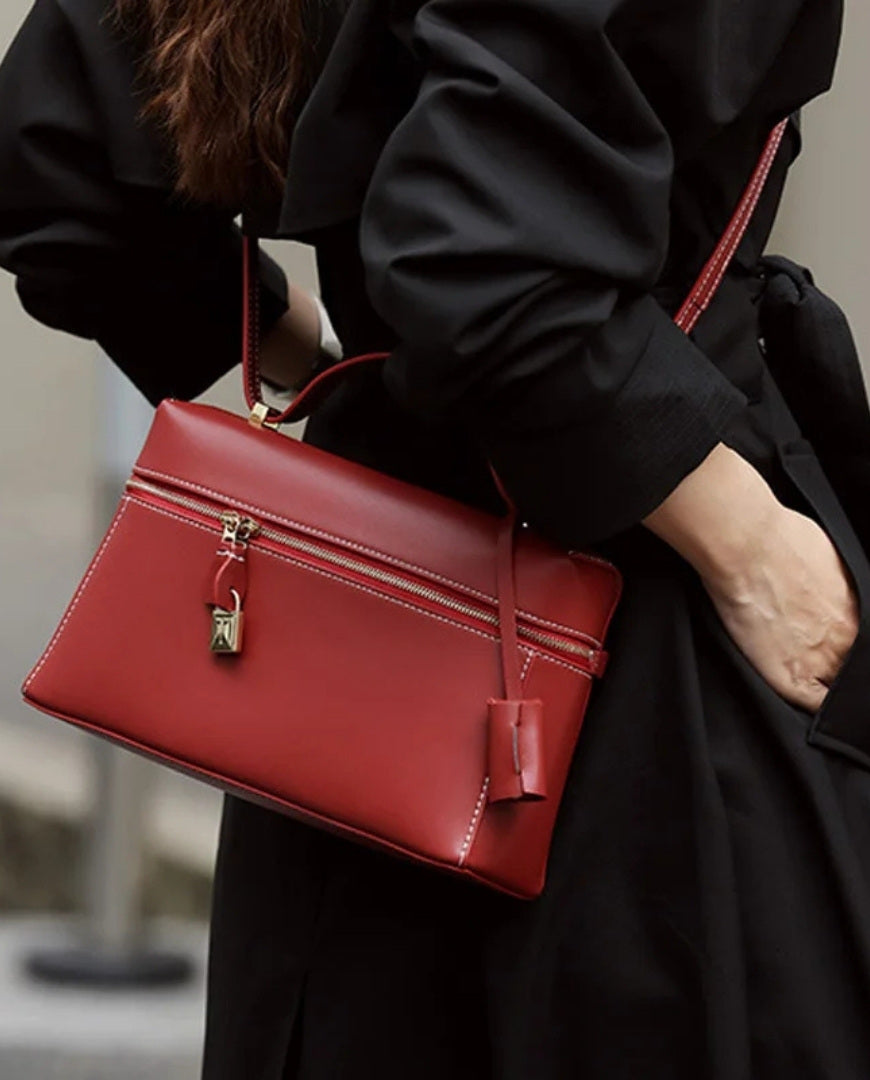 Jenni Leather Top Handle Bag