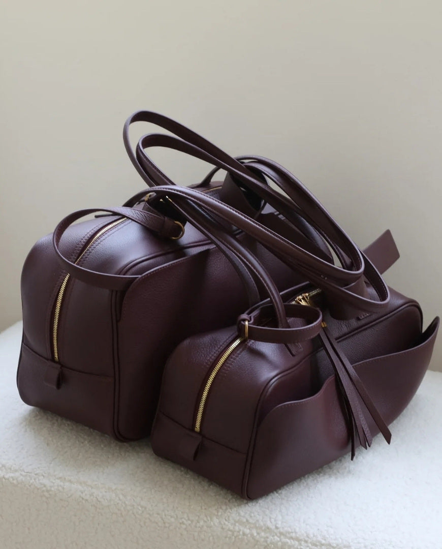 Merlune Leather Shoulder Bag